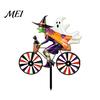 Yard Art for Garden Halloween Wizard/Ghost/Black Cat/Skeleton Bicycle Ground Stake Ornament, Metal Stakes, Patio And Balcony Ornaments Decorative