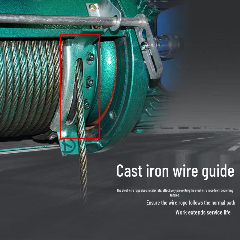 Junlun 2-Ton 9m 380V Electric Wire Rope Hoist CN plug (adapter included)