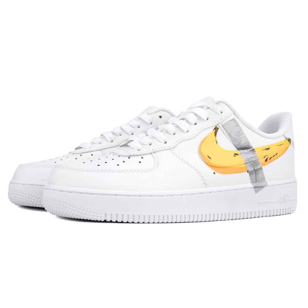 Nike Air Force 1 Abrasion Resistant Low top Skateboard Shoes Men's White 315122-111(Team18-)
