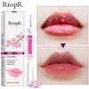 Cherry Blossom Lip Serum Mask Dry Crack Peeling Repair Reduce Lip Fine Lines Essence Moisturizing Beauty Care