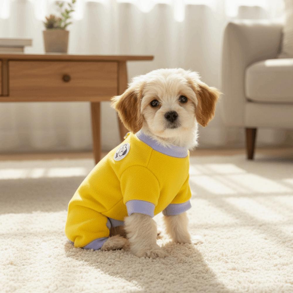 Warm Dog Jumpsuit Soft Puppy Pajamas Pet Base Shirt Winter Pet Overalls  Autumn Winter