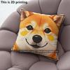Shiba Inu Pixel Style Cute Decorative Throw Pillow Covers Pattern Cushion Cover Suitable For Sofa Bedroom Car Pillow Cover