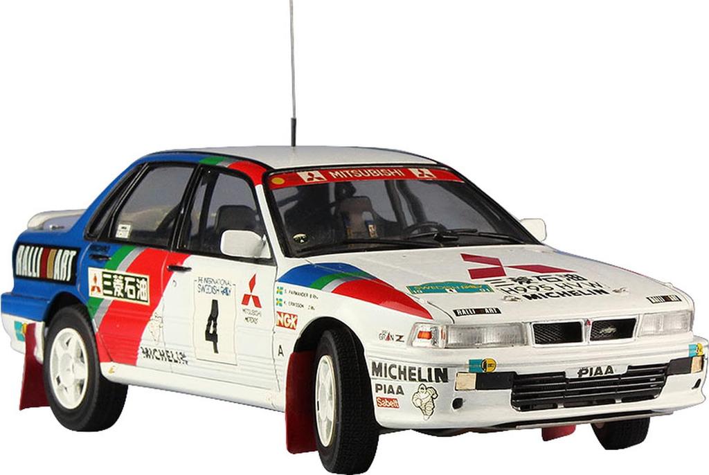 Hasegawa 1/24 Mitsubishi Galant VR-4 1991 Monte Carlo/Swedish Rally Plastic Model Kit 20288