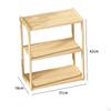 Storage Rack Desk Bookshelf Seasoning Desktop Organizer Tabletop Display Shelf for Men Dresser