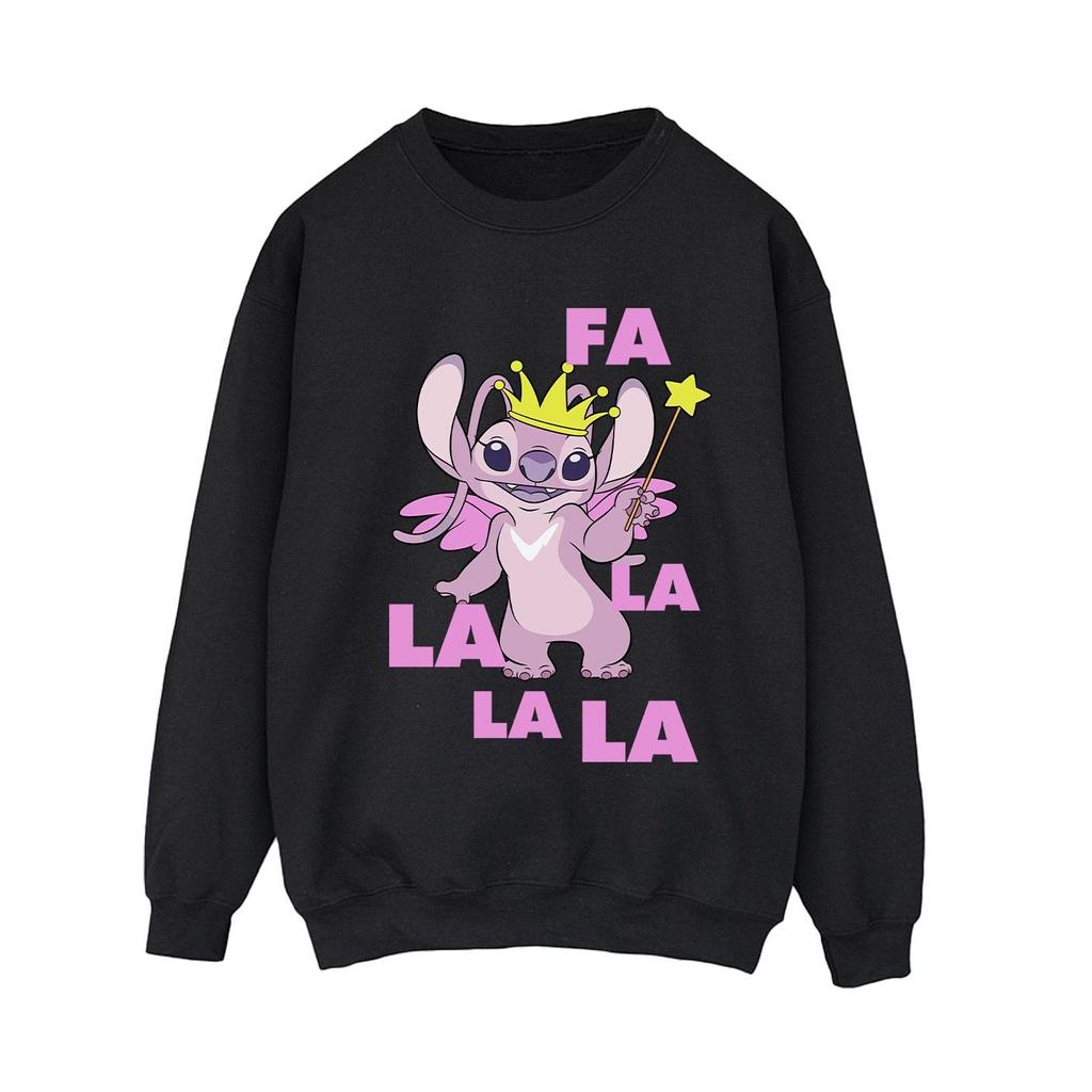Disney Womens/Ladies Lilo & Stitch Angel Fa La La Sweatshirt