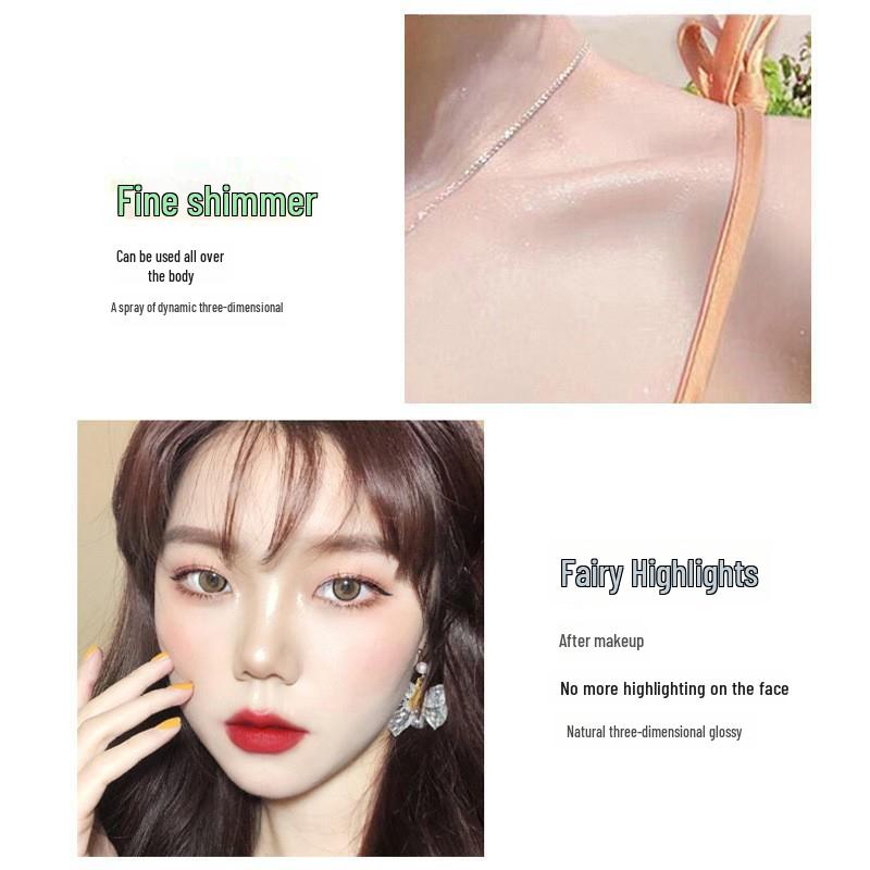 Lifusha Star Flash Quicksand Fixing Spray: Стойкая, контролирующая жирность, водостойкая, устойчивая к поту для естественного вида.