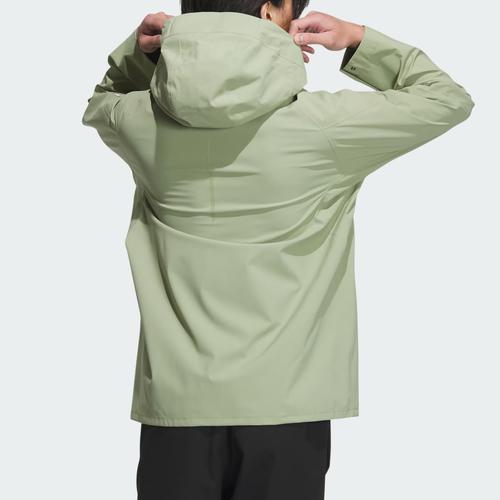 adidas Повседневная спортивная водонепроницаемая, ветронепроницаемая, дышащая куртка для мужчин, зеленая