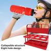 Складной держатель для бутылок с водой для спортсменов, складная стойка для стаканов с 8 отверстиями, переносной держатель для спортивной корзины для путешествий и активного отдыха