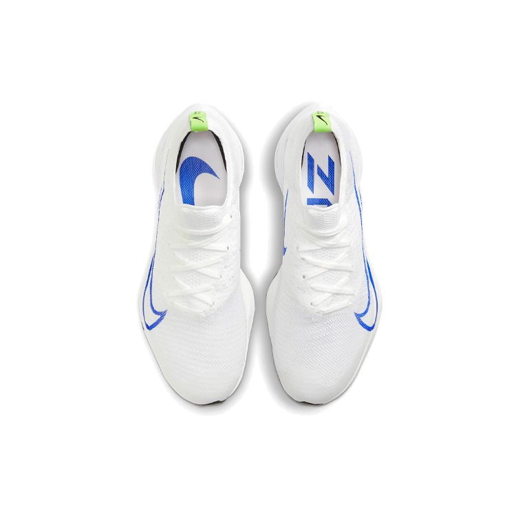Nike Air Zoom Tempo NEXT% Flyknit White Racer Blue Мужские кроссовки Volt Black CI9923-103