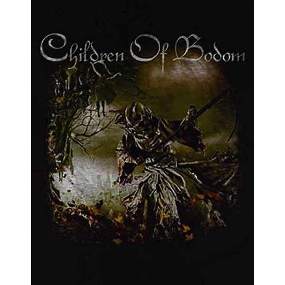 Unisex Хлопковая футболка для взрослых Children Of Bodom с принтом на спине 'Relentless'