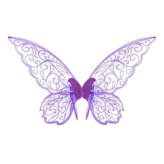 Крылья феи для детей и взрослых, крылья бабочки феи, костюм на Хэллоуин, блестящие крылья ангела, аксессуар для косплея эльфа для девочек и женщин