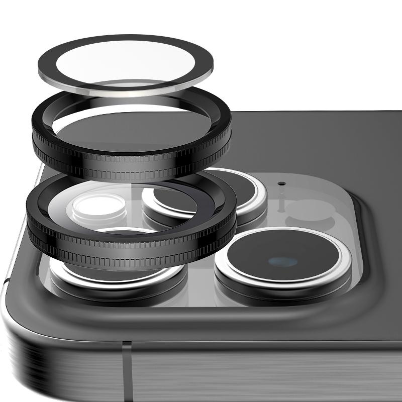 Mobile Phone Camera Lens Screen Protector Eagle Eye Metal Lens Sticker for Iphone 12 13 14 15 Pro Max Camera
