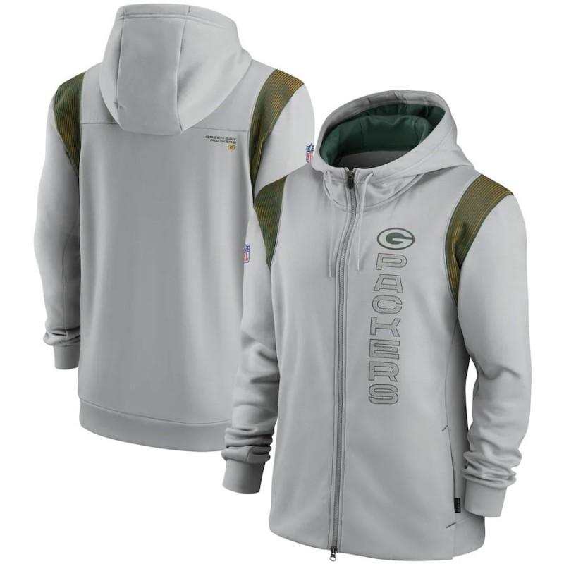 Mens NFL Zip-Up Hoodie Sweatshirt Casual Sports Loose Fit Fall Outerwear