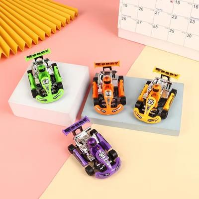 Детская инерционная гоночная пластиковая машинка Power Kart Детская развивающая игрушка Транспортные средства Машинка Формула 1 Инерционный картинг Цвет случайный
