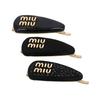 [MIUMIU MIUMIU] 5IF188 2CVO F0002 Женская заколка для волос