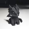 Скульптура Драконьего Малыша, 3D-печатная статуэтка детеныша дракона, Декоративный элемент с драконом, Многофункциональное украшение для рабочего стола