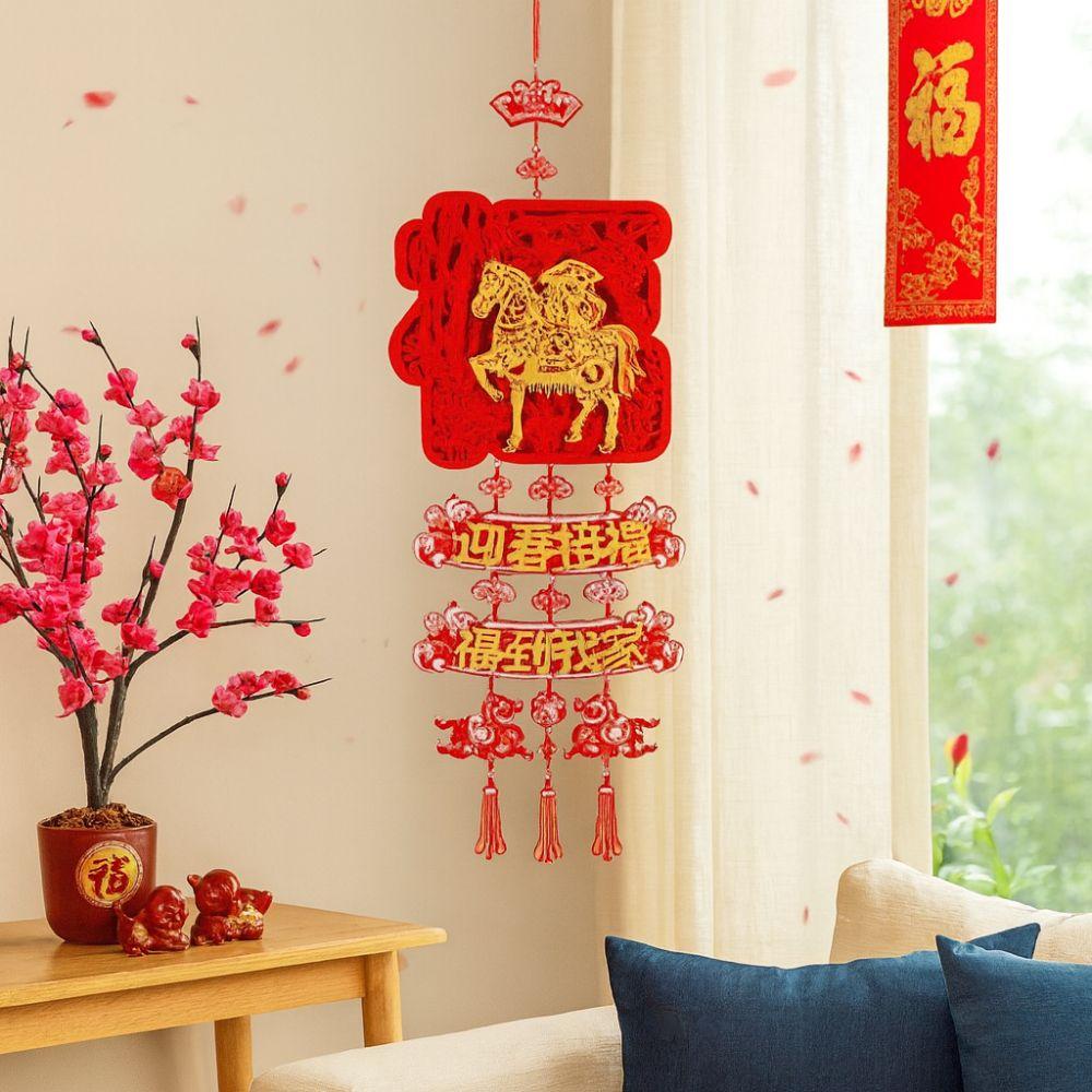 Handmade Chinese New Year Decoration Chinese Style Spring Festival Decor  Living Room