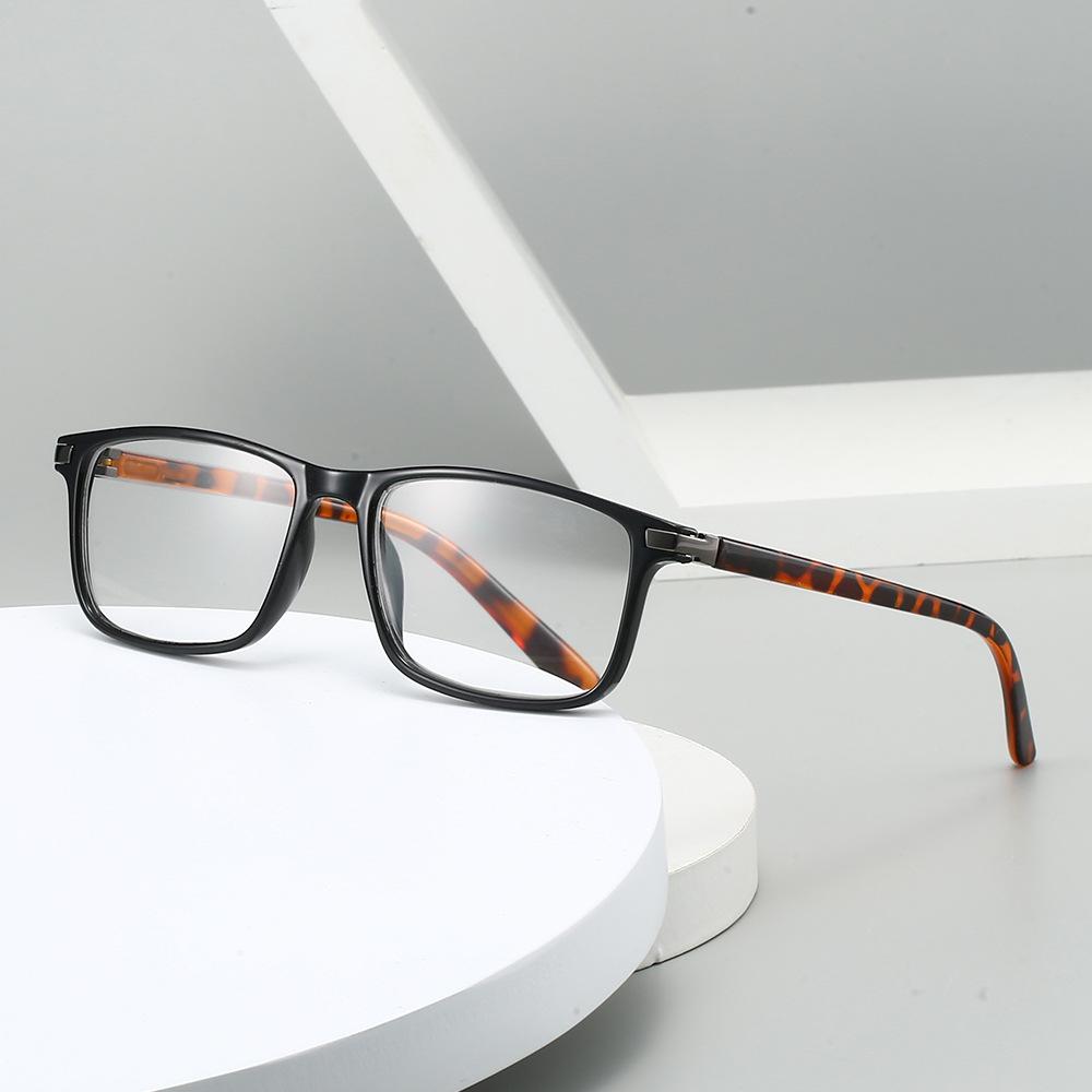 Новые мужские и женские очки для дальнозоркости с защитой от синего света, ретро квадратная оправа, ультралегкие, высокой четкости, очки для пресбиопии +4.0