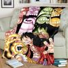 Warm "ONE PIECE" Pattern Blanket Flannel for Sofa, Bed, Bedroom, Chair, Picnic, Travel and Outdoor
