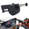 1 Home Outdoor Portable Hand Blower, Mini Hand Fan, Suitable for Barbecue, Picnic, Camping, Charcoal Combustion Blower, Black