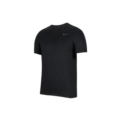 Футболка Dri-Fit Solid Color Casual с круглым вырезом и коротким рукавом, мужские топы, цвет черный, темно-серый CZ6465-011