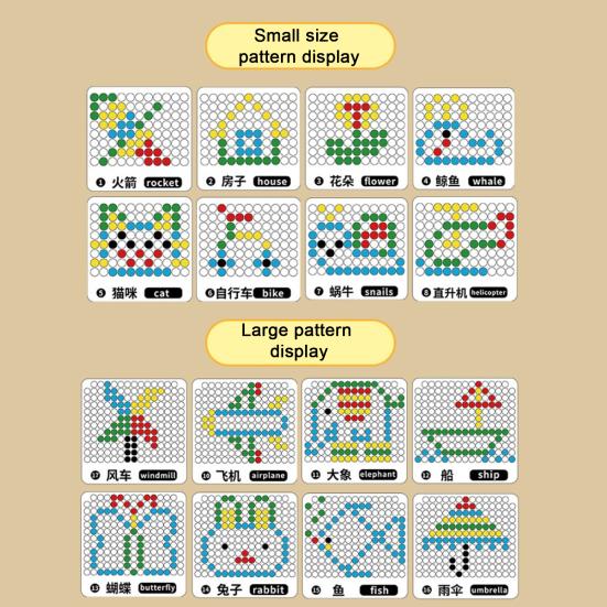 Магнитная доска для рисования с медвежьим дизайном, интерактивная игра с ручкой-бусиной, доска для набросков с узорами, портативная для путешествий