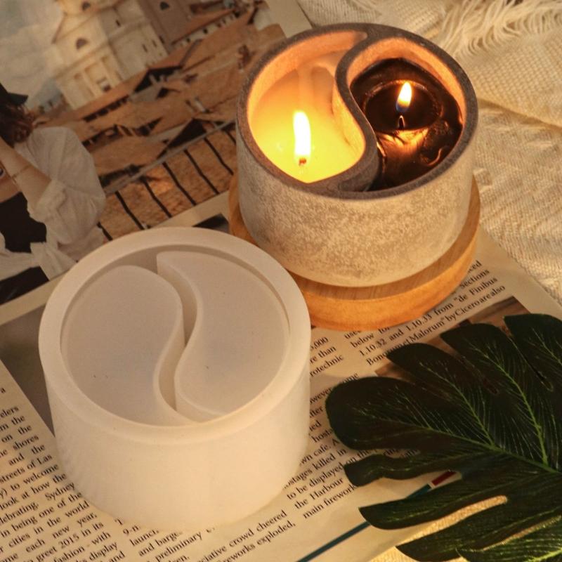 Форма для свечей, антипригарная, легко извлекается, для DIY свечей, гипса, смолы, поделок, домашнего декора, литья из эпоксидной смолы