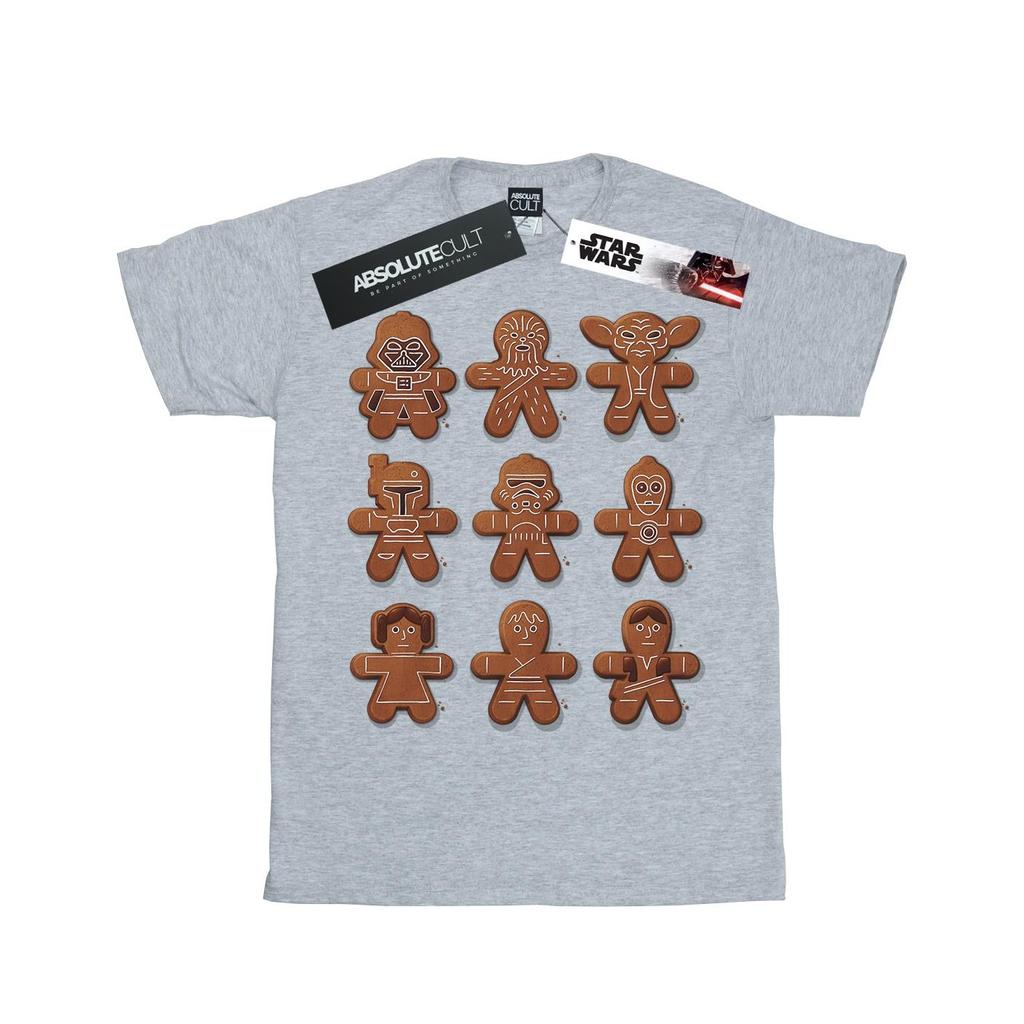 Star Wars Mens Christmas Gingerbread T-Shirt