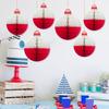 Fishing-Themed Honeycomb Ball Decor Nautical Party Hanging Ornaments Festive Party Scene Paper Lanterns for Beach Birthday Baby Shower