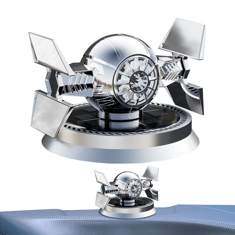 Украшение салона автомобиля вращающийся механический диффузор духов на солнечных батареях Украшение автомобиля вращающийся механический освежитель духов