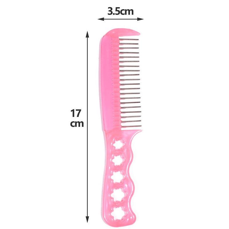 «Набор для ухода за париком»: Гладкая расческа со стальными зубьями и жидкость для разглаживания волос.
