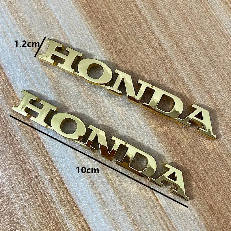 CGPCF1 Suitable for Honda Motorcycle Modification, Electroplating Plastic Car Logo Sticker Car Tail Letter Label Motorcycle Sticker