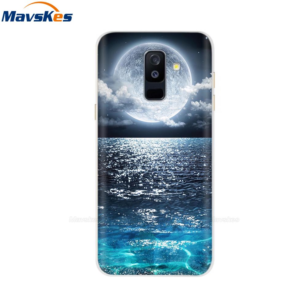 Силиконовый чехол для Samsung Galaxy A6, чехол для двух SIM-карт, Sm A600 A600f, чехол для Samsung A6 Plus A605 A605f, чехол