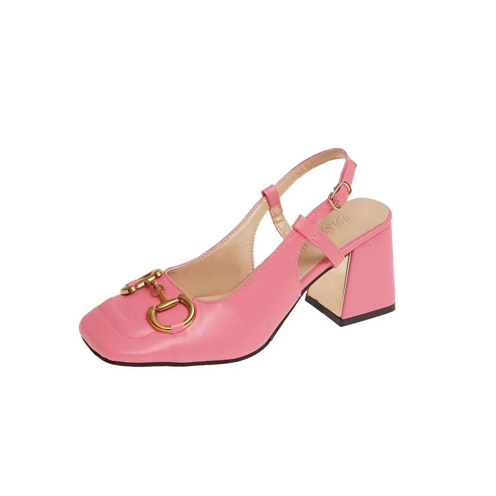 2024 Summer Fashion Pumps Women Shoes Sandals Closed Toe Studded Booties Zapatos De Mujer Sandalias De Verano Para Mujer Zapatos