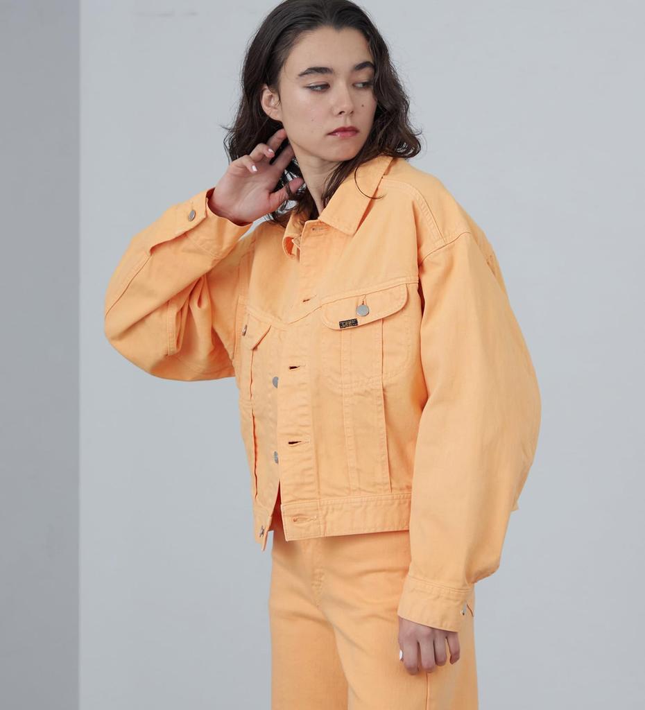 Lee STANDARD WARDROBE Деним Размер M Куртка, Весна/Лето, Женская, Оранжевый,