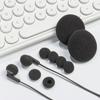 10pcs Durable Ear Pads Headphones Earphone Sponge Black Soft Foam Headset Cushion