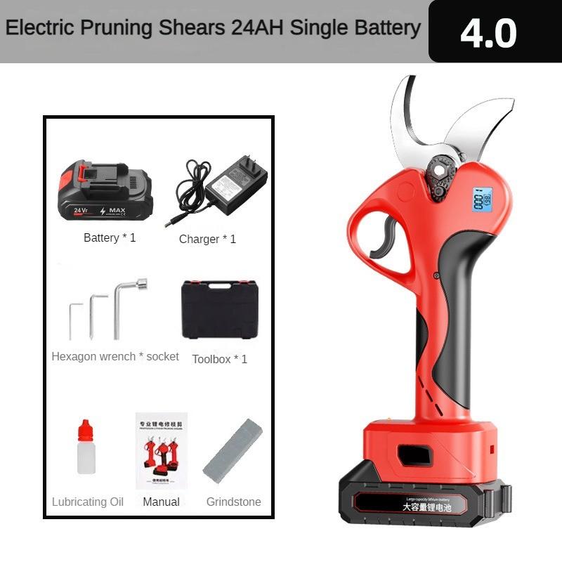 Перезаряжаемые ножницы для обрезки веток, бытовые садовые инструменты для обрезки фруктовых деревьев, портативные электрические секаторы