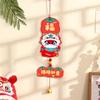 Blessing 2025 New Year Lucky Pendant Festival Fu Character Hanging Ornament  Home New Year Decor