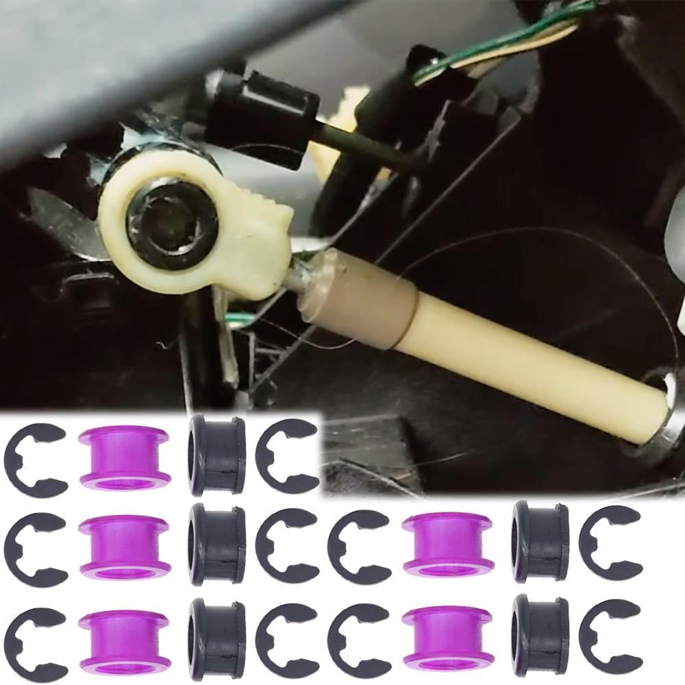 For Hyundai Azera Equus Loniq Kona Tucson Veloster Veracruz Gear Shift Cable Linkage Shifter Selector End Rod Control Bushing