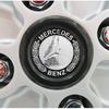 4 шт. 56 мм Наклейка на центральный колпачок колеса автомобиля Аксессуары Mercedes Benz AMG W204 GLC CLA Brabus Smart Maybach W205 W203 W206