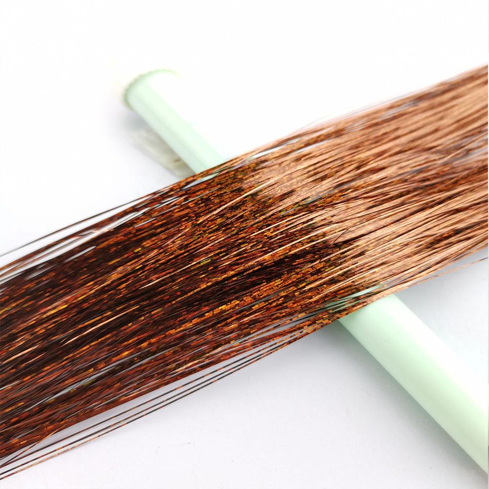 93/120cm Sparkle Synthetics Hair Extensions Tinsel Rainbow Colored Strands Girls Headwear Hairbinge Hair Laser False Decor