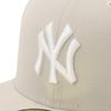 New Era 59FIFTY Cap MLB New York NY Stone ONSPOTZ Flat Deep BB UV Trendy Functional Hat (14561986 M01-MCTNY) Yankees, Exclusive, White/Beige,