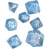 Q Workshop Elvish Dice Translucent Set of 7