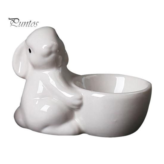 Керамическая подставка для яиц в виде кролика, декор для стола для завтрака, подставка для яиц в виде кролика для яиц всмятку, украшение для дома на Пасху