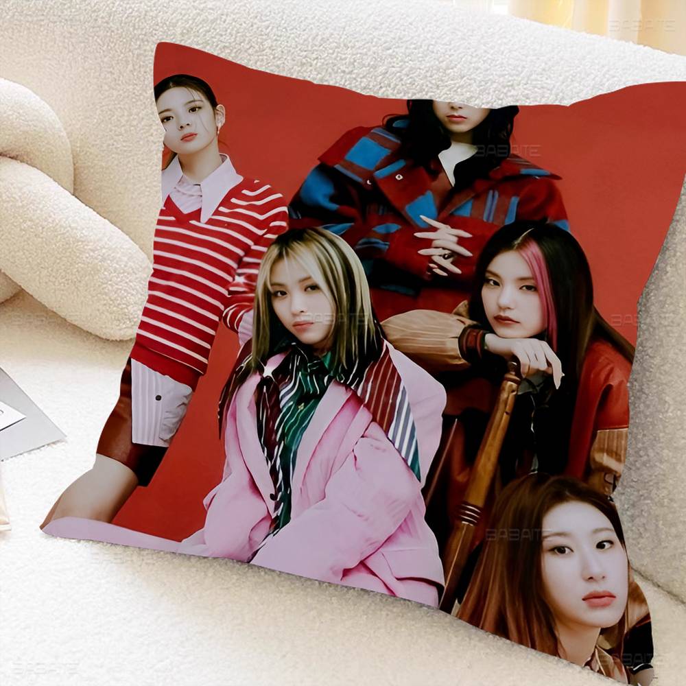 K-pop Стиль Группа Itzy Наволочка Подушка Обивка Диван Декоративная Подушка Домашний Декор Наволочка