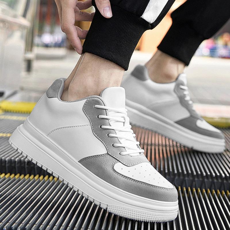 2024 Summer Elevator Shoes Mesh Men Sneakers Hidden Heels Heightening Shoes For Male Wedges Insole 6CM 8CM Casual Height Shoes
