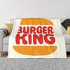 НОВЫЕ пледы Burger King Супермягкий Термоизолирующий Плед для дома и улицы для гостиной, спальни, путешествий