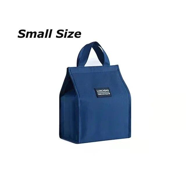 Students Convenient Lunch Box Bags Tote Food Container Bag Oxford Lunch Bags Fresh Cooler Thermal Cooler Pouch for Office