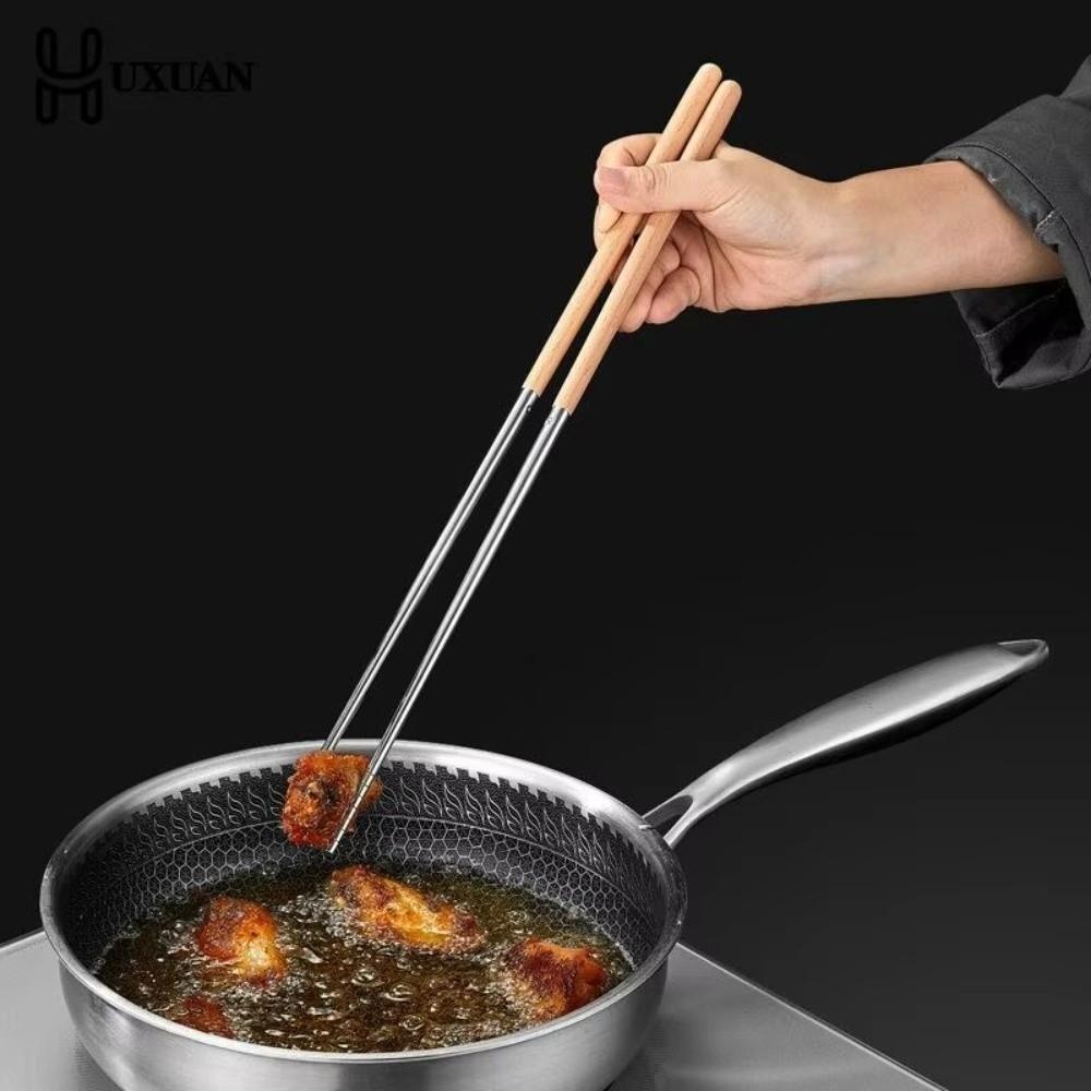 316 Stainless Steel Chinese Chopsticks Heat Resistant Metal Chopstick Kitchen Tools