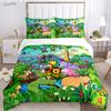 Jungle Animal Cute Casal All Season Duvet Cover Comforter Bedding Sets Soft Quilt Cover and Pillowcases Single/Double/Queen/King